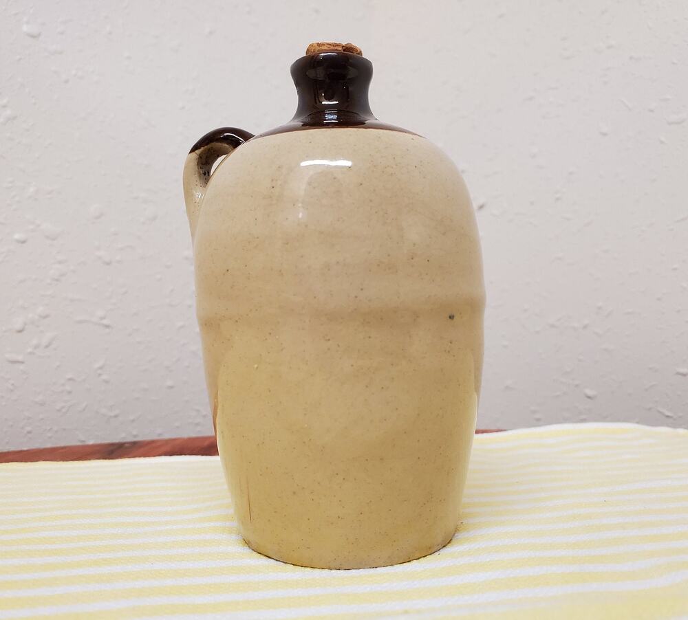 Vintage Miniature USA Pottery Stoneware Jug